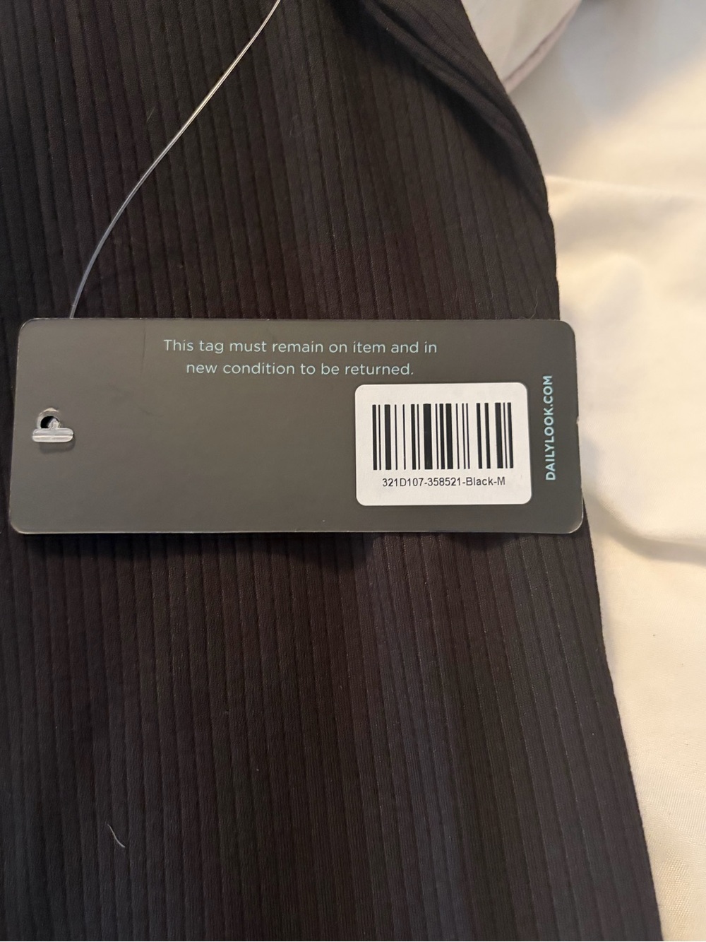 Olivia Grey Black Sleeveless Midi Dress - Picture 5 of 5